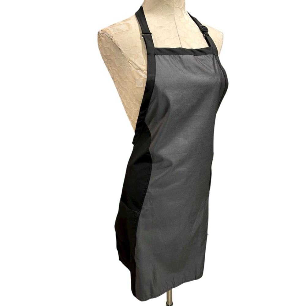 Betty Dain Hair Stylist Apron Bleachproof Black Gray Hourglass